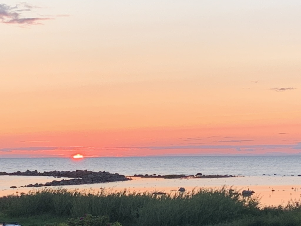 sunset from balcony